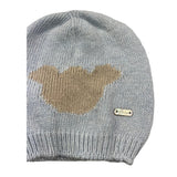 LE BEBE' cappello tinta unita con ricamo orso Azzurro per Neonato LBB5052 AZZURRO LE BEBE' 