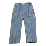 Manuel & Frank Pantalone Tinta Unita con Fantasia A Righe per Neonato MF1409N AZZURRO MANUEL & FRANK 