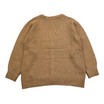 MALVI & CO cardigan tinta unita scollo a v Beige per Bambina F23M001GFLL BEIGE MALVI & CO 