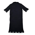 Twinset Abito Mezza Manica Tinta Unita con Zip E Colletto per Bambina 251GJ3401X NERO TWINSET 