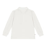 Tommy Hilfiger Polo Manica Lunga Tinta Unita per Neonato KN0KN01848 BIANCO TOMMY HILFIGER 