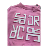 John Richmond Felpa Chiusa Girocollo Tinta Unita per Neonata RIP26025FE ROSA JOHN RICHMOND 