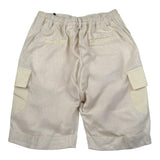Emanuel Pris Bermuda In Denim Tinta Unita con Elastico In Vita per Bambino EBM5121R BEIGE EMANUEL PRIS 