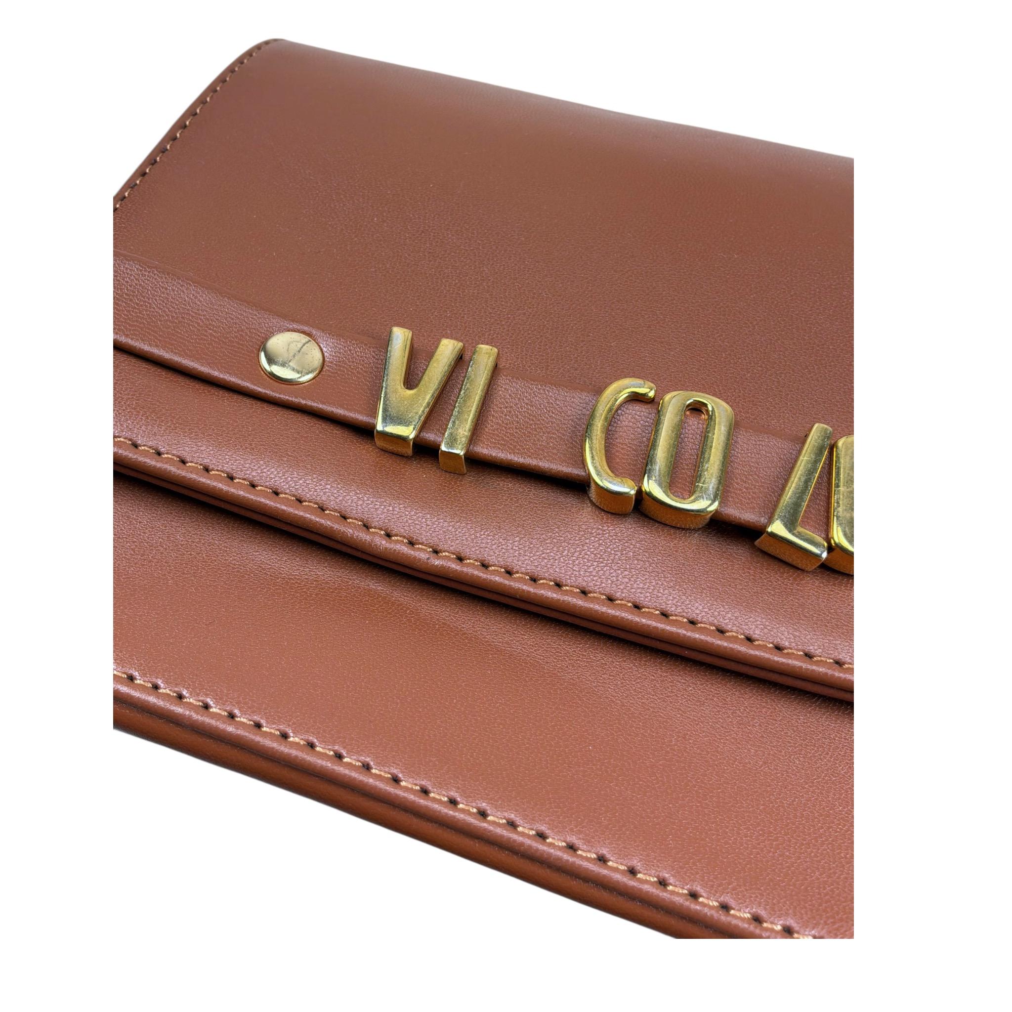 Vicolo Borsa Tinta Unita con Logo E Tracolla per Bambina BRSV MARRONE VICOLO 