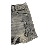 Iceberg Bermuda Tinta Unita In Denim con Girovita Regolabile per Neonato BMICE5108BX GRIGIO ICEBERG 