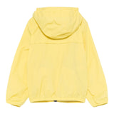 K-Way Giubbino Tinta Unita con Cappuccio per Bambino K61336 GIALLO K-WAY 