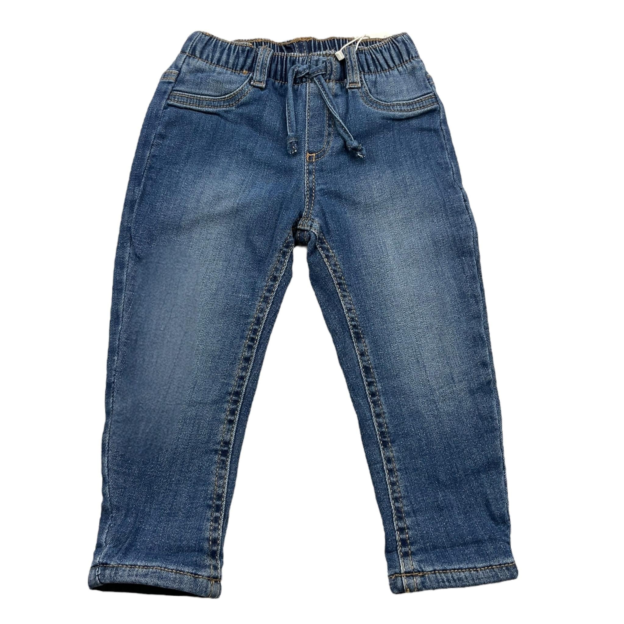 MAYORAL jeans tinta unita con elastico in vita Blu per Neonato 593X BLU MAYORAL 
