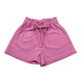 Malvi & Co Short Tinta Unita con Elastico In Vita per Neonata S25M032SHLCN ROSA MALVI & CO 