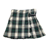 PICCOLA LUDO gonna tricolore con fantasia a quadri Verde per Bambina BS9WB037X VERDE PICCOLA LUDO 