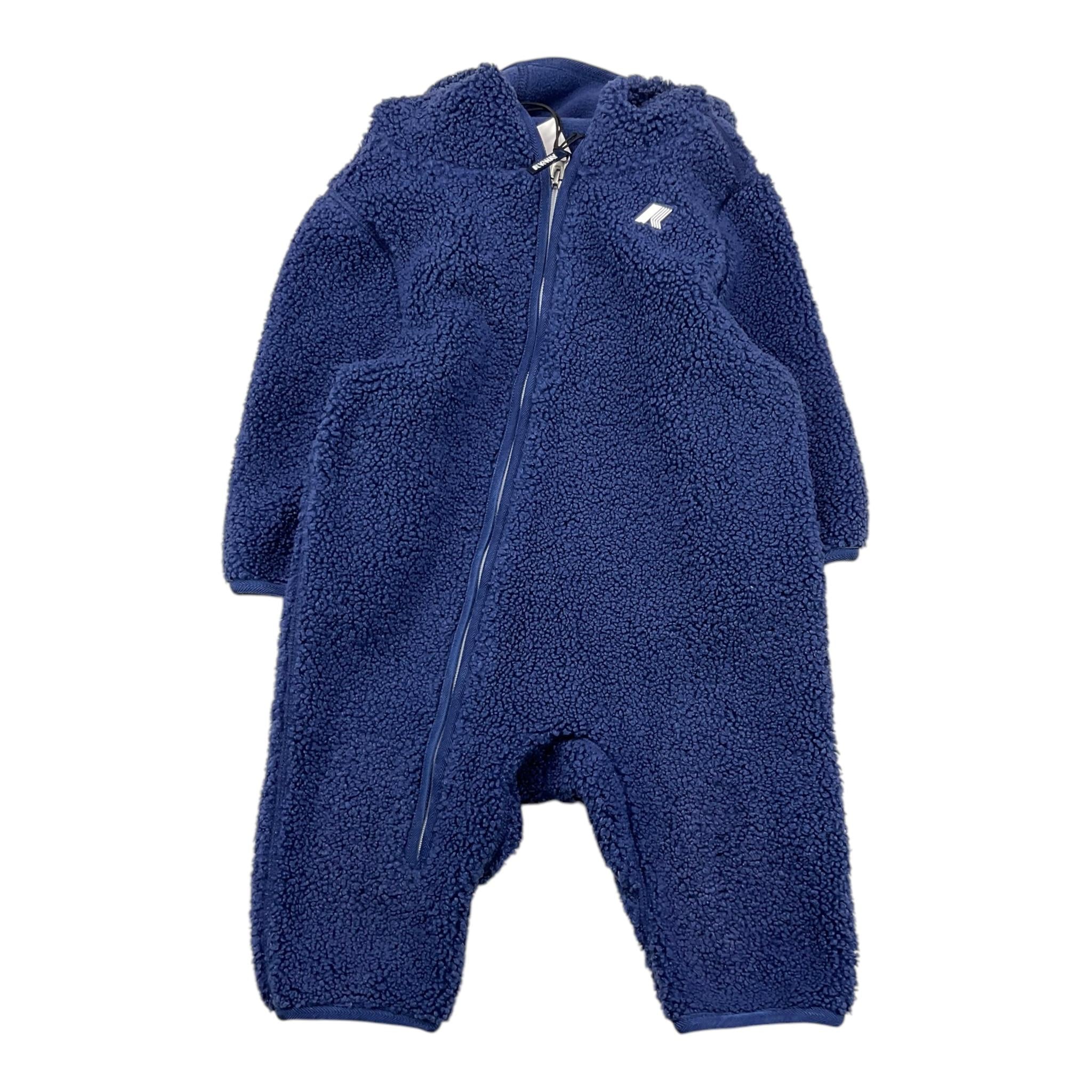 K-WAY tutina tinta unita modello teddy Blu per Neonato K8138YW BLU K-WAY 