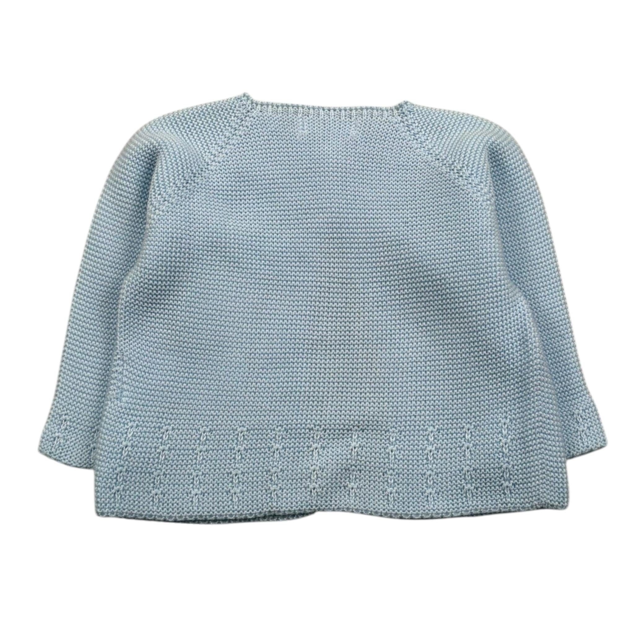 Mac  Ilusion Cardigan Tinta Unita con Trafori per Neonato 8867 AZZURRO MAC  ILUSION 