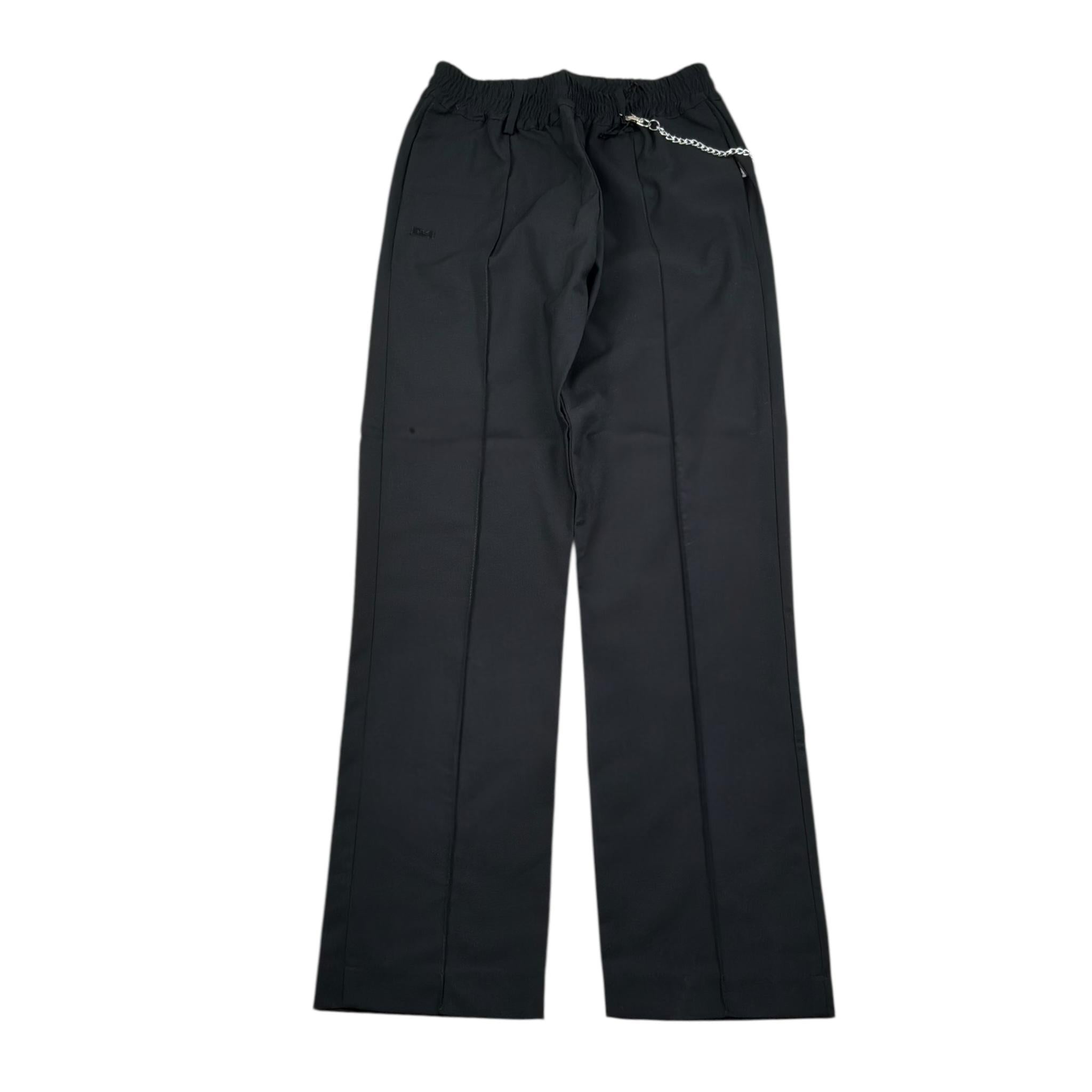 Daniele Alessandrini Pantalone Tinta Unita con Elastico In Vita per Bambino 1231P00068 NERO DANIELE ALESSANDRINI 