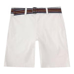 Ralph Lauren Bermuda Tinta Unita con Cintura per Neonato 322863960013N BIANCO RALPH LAUREN 