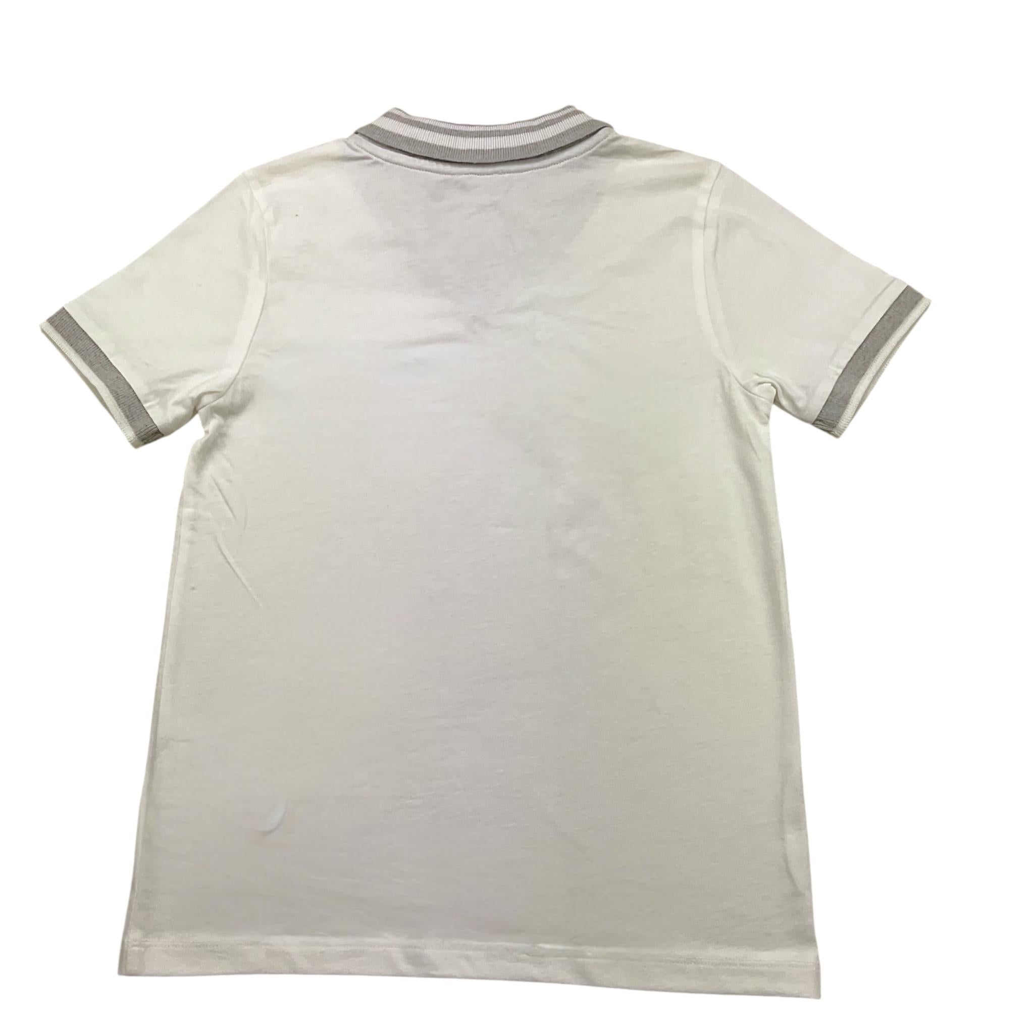 Eleventy Polo Mezza Manica con Colletto In Contrasto per Bambino EU8P01 BIANCO ELEVENTY 