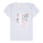 Guess T-Shirt Girocollo Tinta Unita con Logo per Neonata K5RI00K6YW4NXXX BIANCO GUESS 