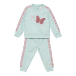 Gaelle completo 2 pezzi felpa-pantalone tinta unita A5RG19KA6R4 AZZURRO GUESS 