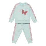 Gaelle completo 2 pezzi felpa-pantalone tinta unita A5RG19KA6R4 AZZURRO GUESS 