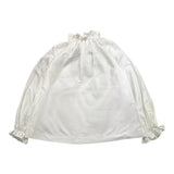 LA STUPENDERIA shirt tinta unita con foulard Bianco per Bambina TJCM74 BIANCO LA STUPENDERIA 