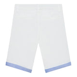 Guess Bermuda Tinta Unita con Elastico In Vita per Neonato I2RD00WEHD0X BIANCO GUESS 