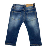 Daniele Alessandrini Jeans Tinta Unita Con Girovita Regolabile Blu Per Bambino