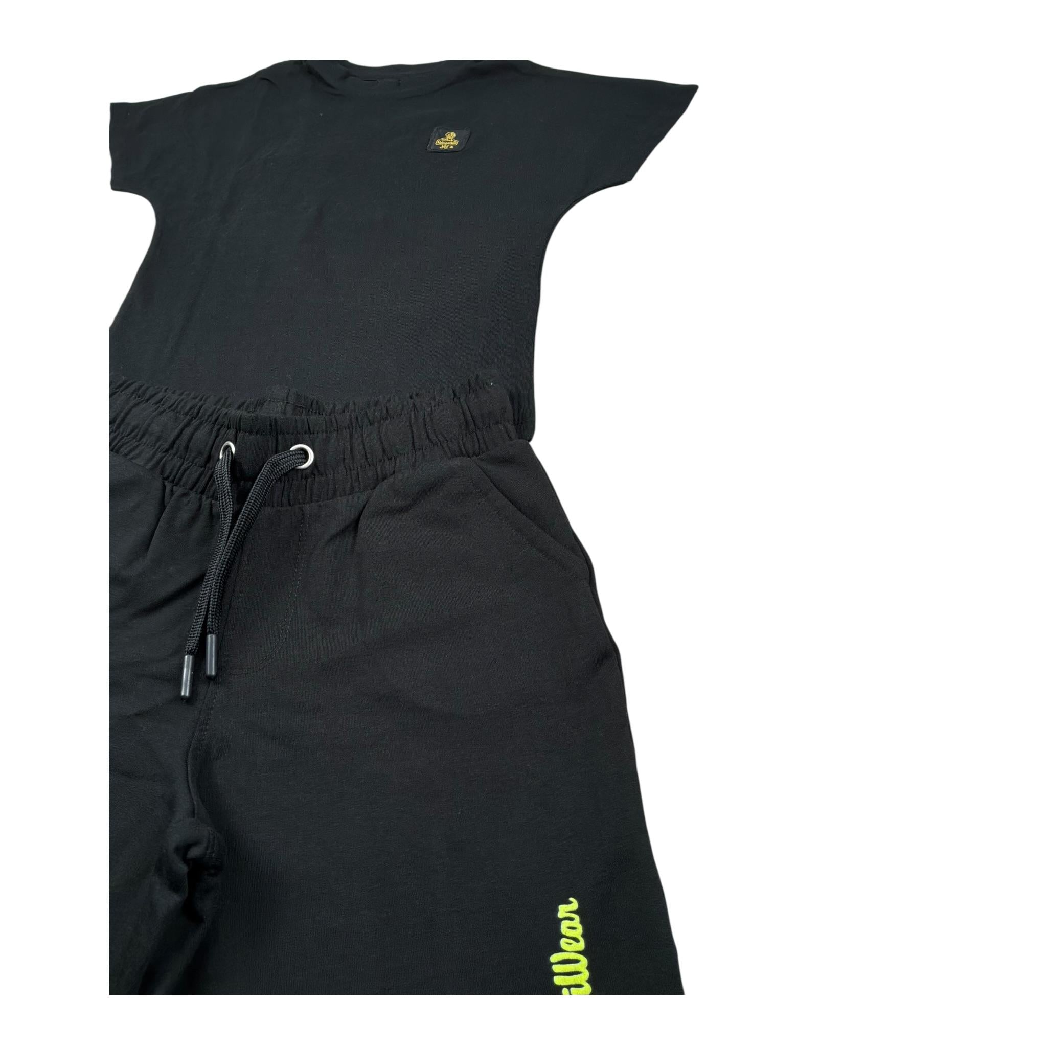 Refrigiwear Completo 2 Pezzi T-Shirt-Bermuda per Neonato R1101W25X NERO REFRIGIWEAR 