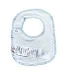 Le Bebe' Bavetta Tinta Unita con Stampa per Neonato LBB5264 BIANCO LE BEBE' 