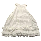 Liu Jo Top Tinta Unita Cn Voila Bianco Per Bambina