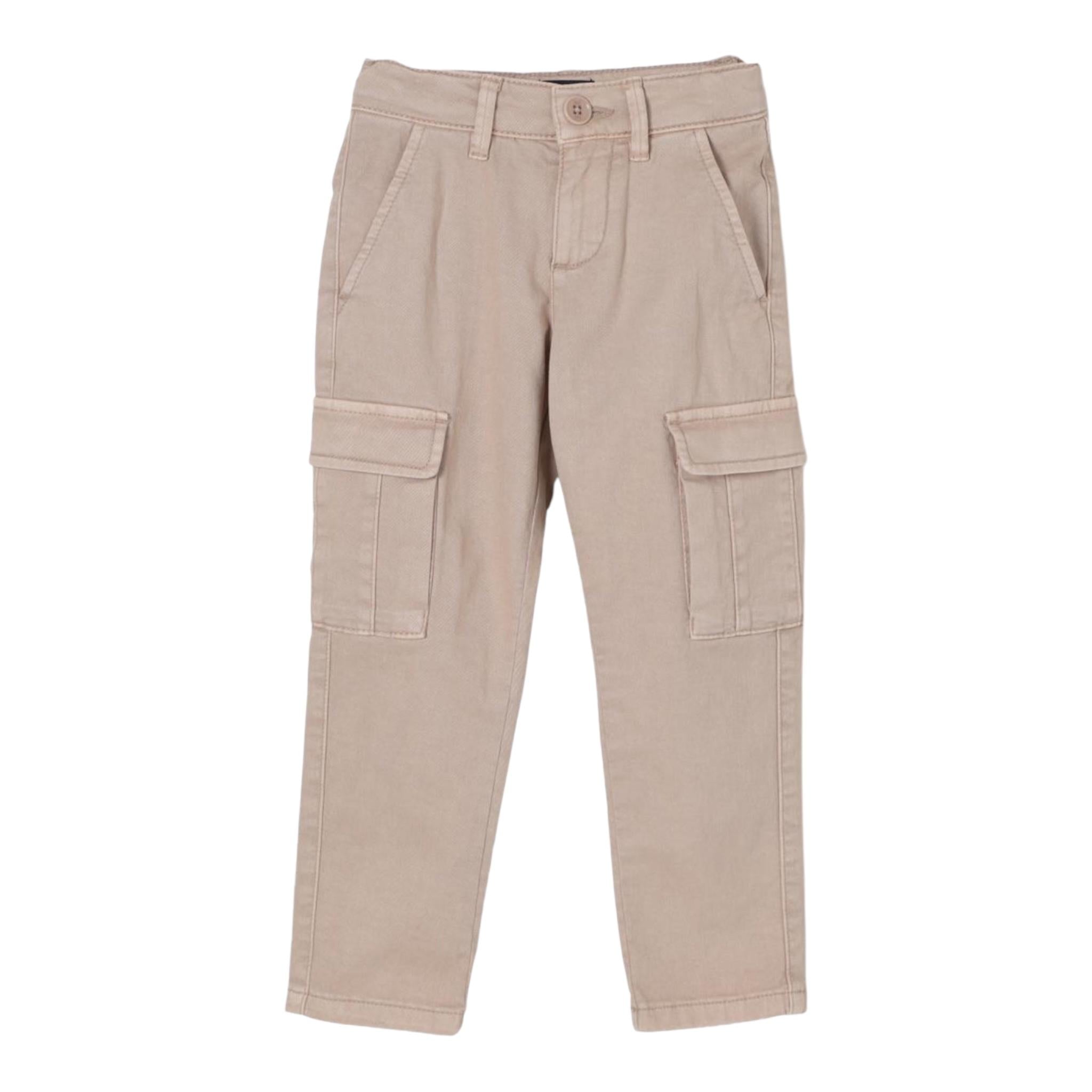 FAY pantalone tinta unita con tasconi Beige per Bambino FVP20 BEIGE FAY 