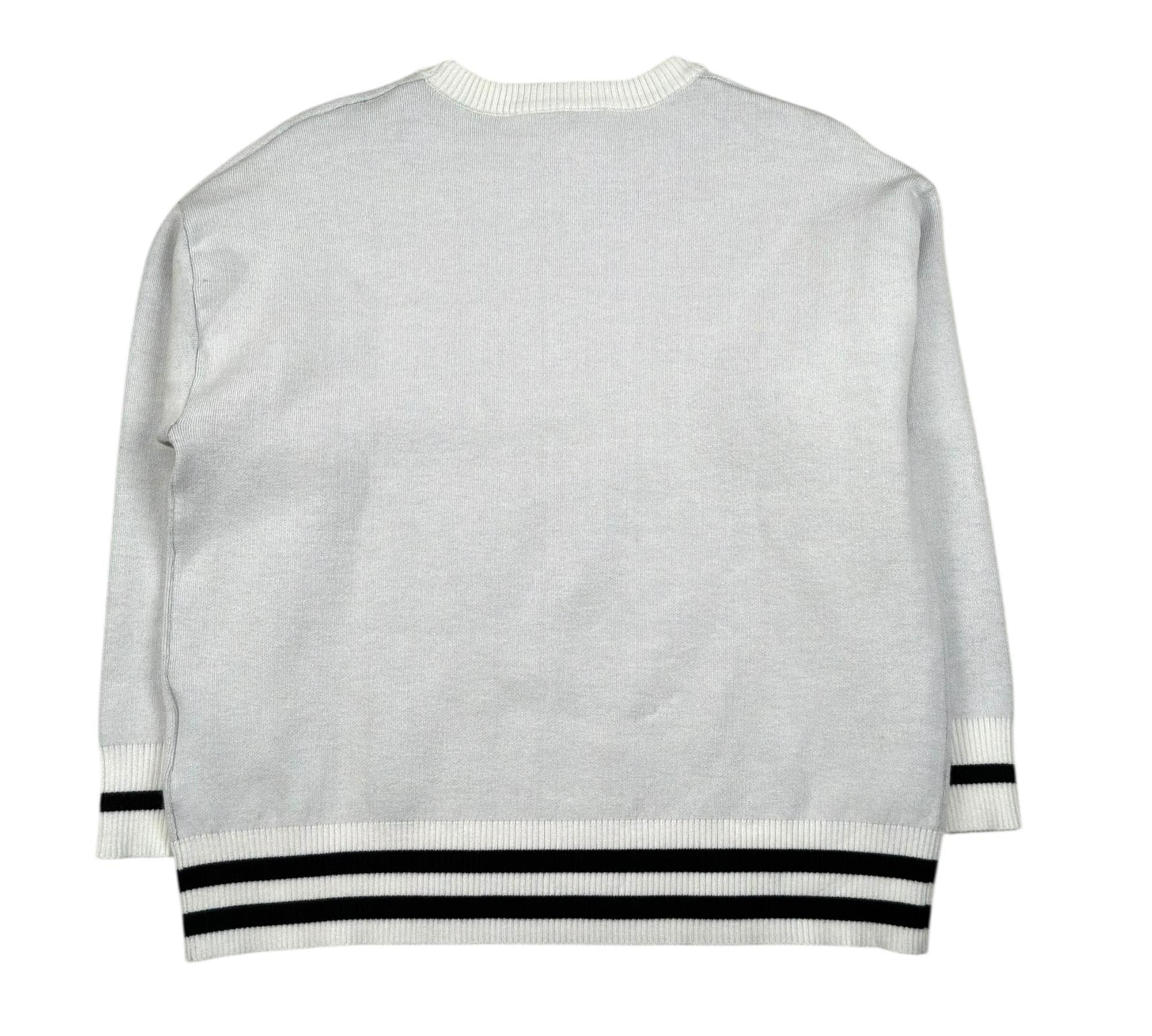 Just Cavalli Maglia Girocollo Tinta Unita con Stampa per Bambina JGP26180MA BIANCO JUST CAVALLI 