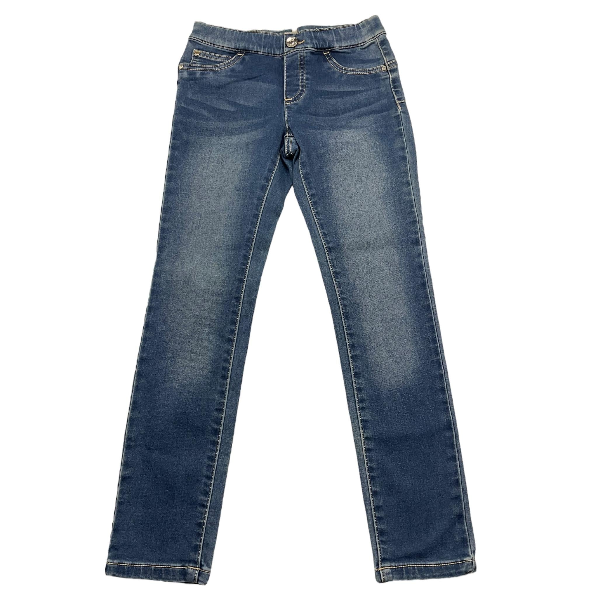 LIU JO jeans tinta unita con girovita regolabile Blu per Bambina GF3105MA BLU LIU JO 