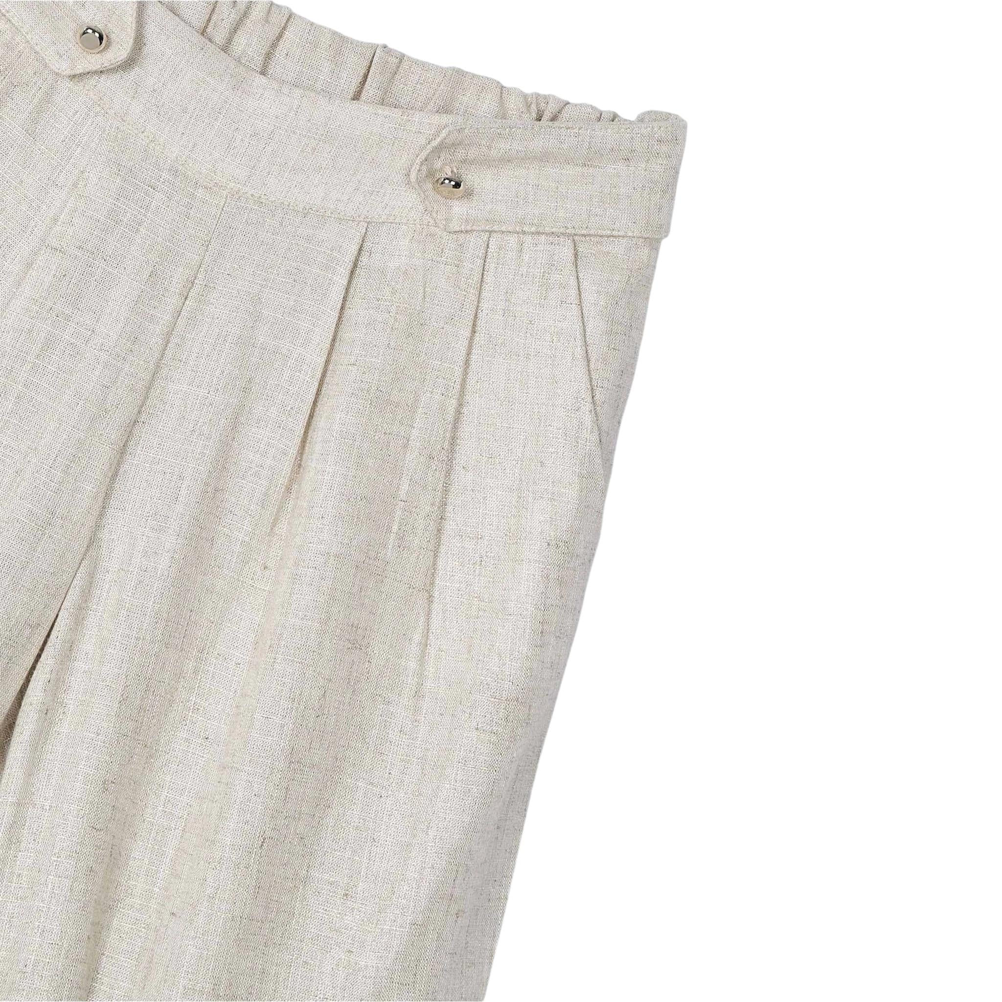 Mayoral Pantalone tinta unita Modello A Palazzo Beige per Bambina 3551X BEIGE MAYORAL 