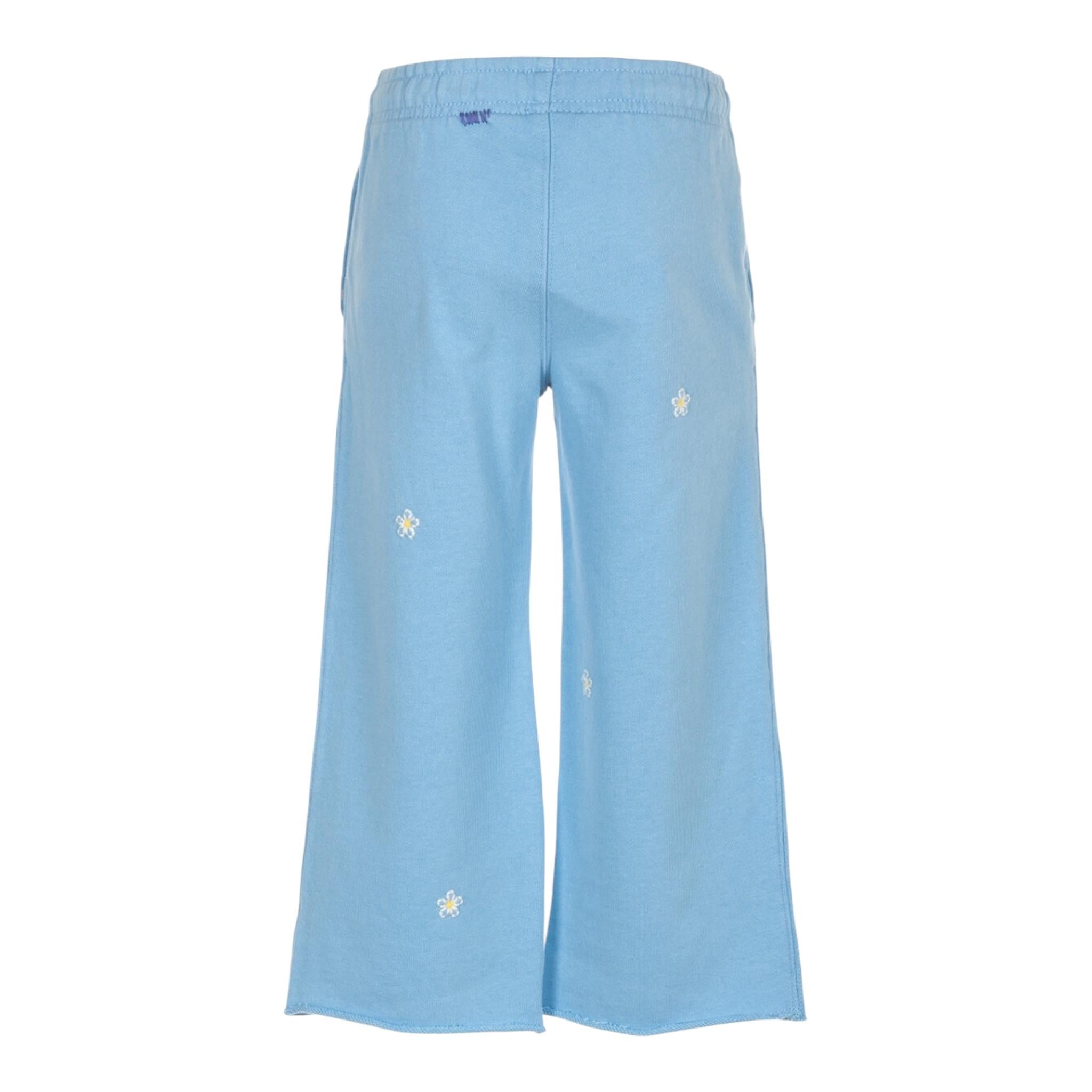 Ralph Lauren Pantalone Tinta Unita Modello A Palazzo per Bambina 312965137002 AZZURRO RALPH LAUREN 