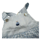 Laranjinha Pagliaccetto Tinta Unita con Fantasia per Neonato 92984V5769R73 BIANCO LARANJINHA 