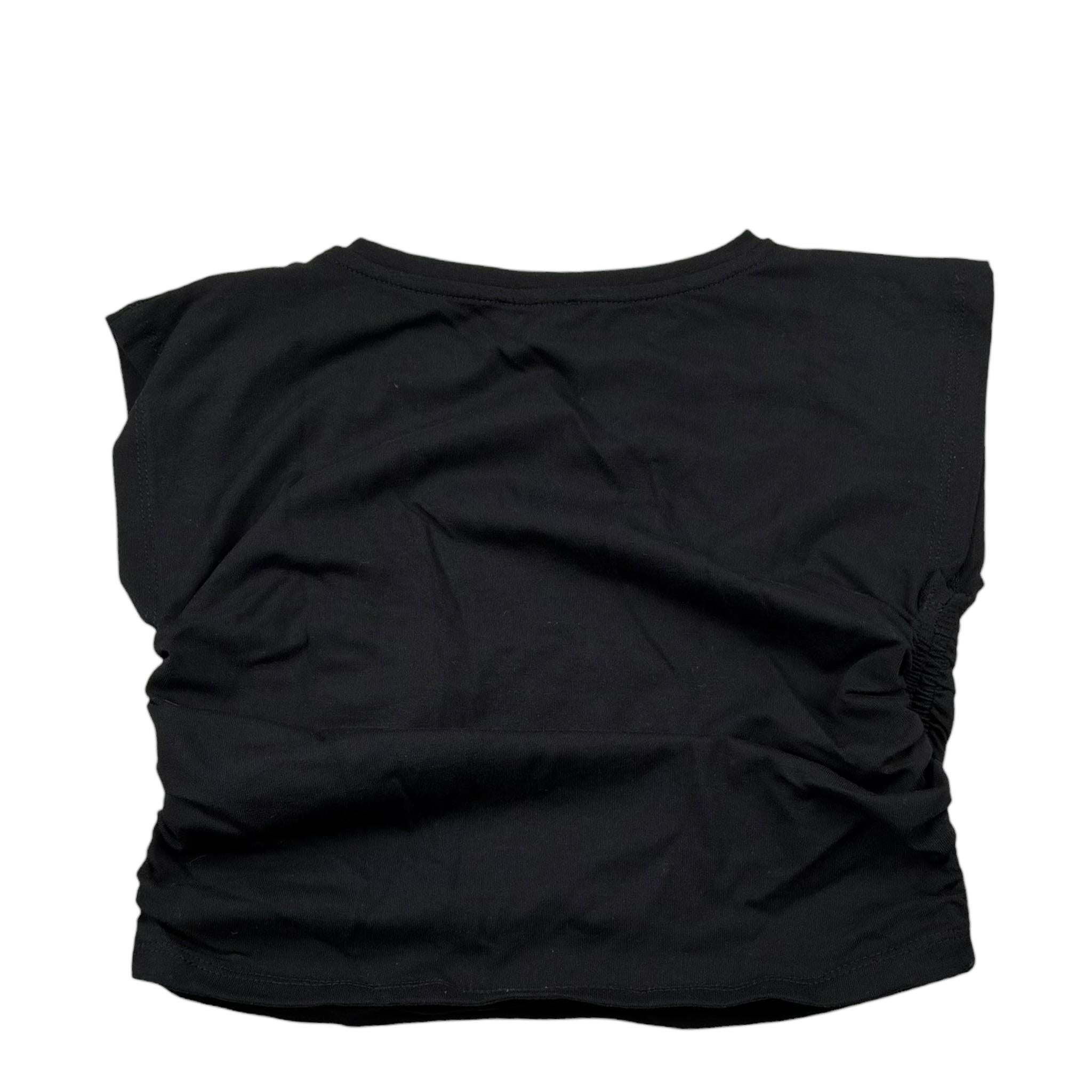 Lu Lu By Miss Grant Top tinta unita Giromanica Nero per Bambina LL3640 NERO LU LU BY MISS GRANT 