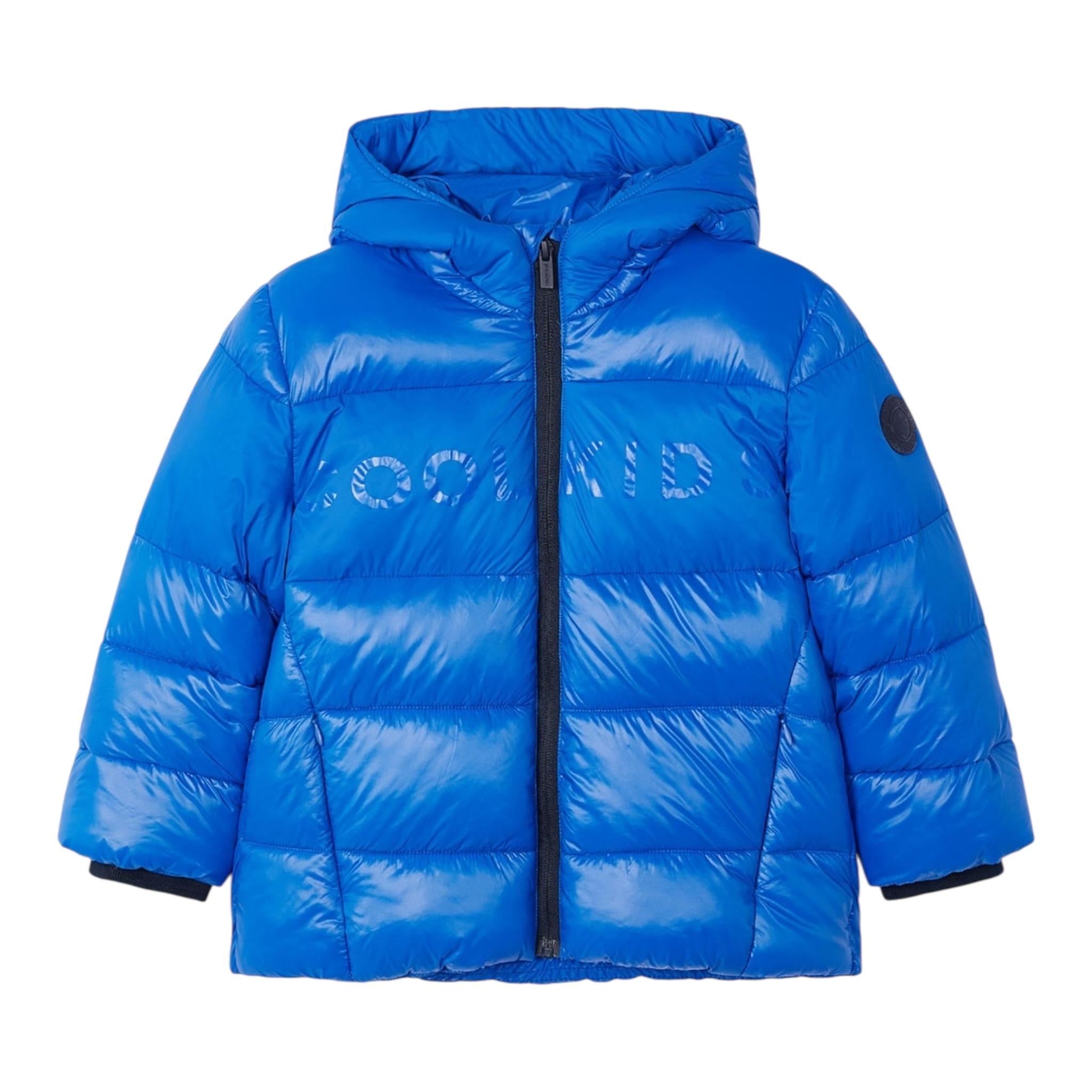 MAYORAL giubbino tinta unita con zip e cappuccio Cobalto per Bambino 4470X COBALTO MAYORAL 