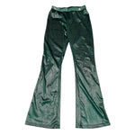 MARC ELLIS pantalone tinta unita in velluto modello zampa Verde per Bambina JMJPT00104 VERDE MARC ELLIS 