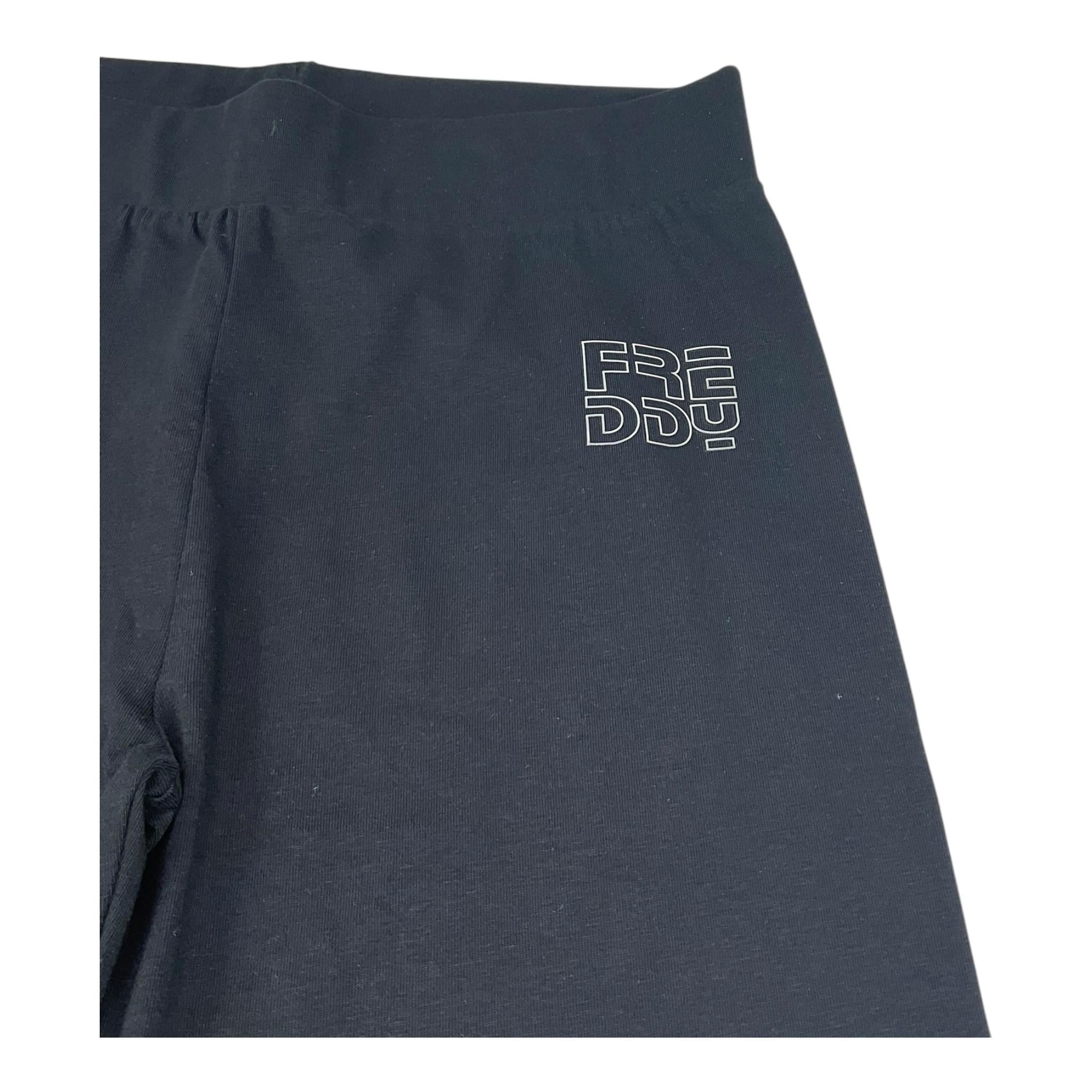 Freddy Leggins Tinta Unita con Logo per Bambina FR2012 NERO FREDDY 