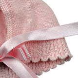 Foque Cappello Tinta Unita con Ricami per Neonata 1911814 ROSA FOQUE 