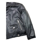 JOHN RICHMOND chiodo in ecopelle tinta unita Nero per Bambino RBA25032GB NERO JOHN RICHMOND 