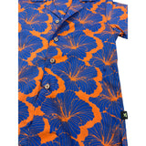 4Giveness Camicia Mezza Manica Tinta Unita con Fantasia per Bambino FGCB4073 COBALTO 4GIVENESS 