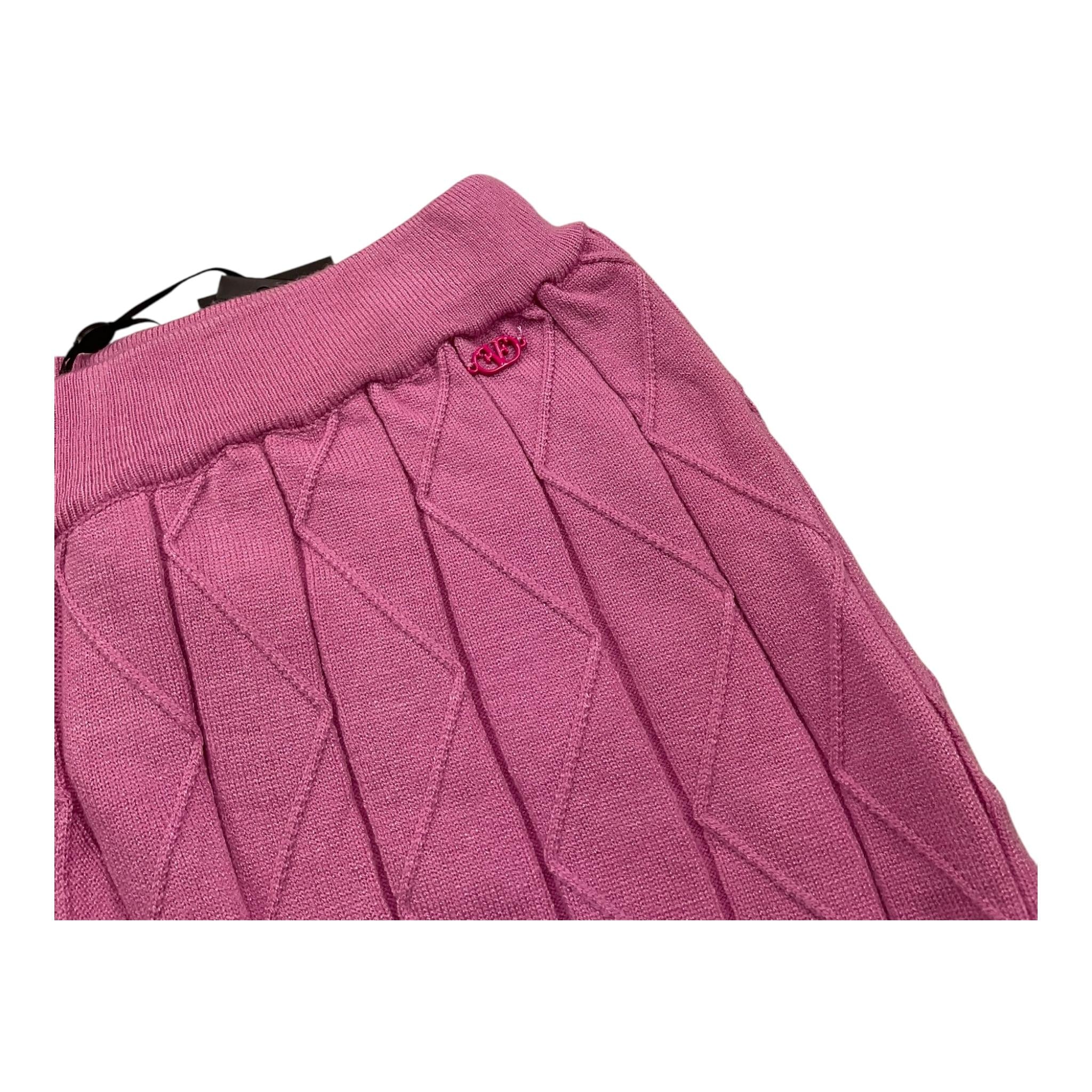 FUN & FUN short in maglia tinta unita Rosa per Bambina FJSO00042 ROSA FUN & FUN 