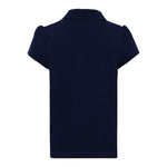 Lacoste Polo Tinta Unita Mezza Manica per Bambina PJ3594 BLU LACOSTE 