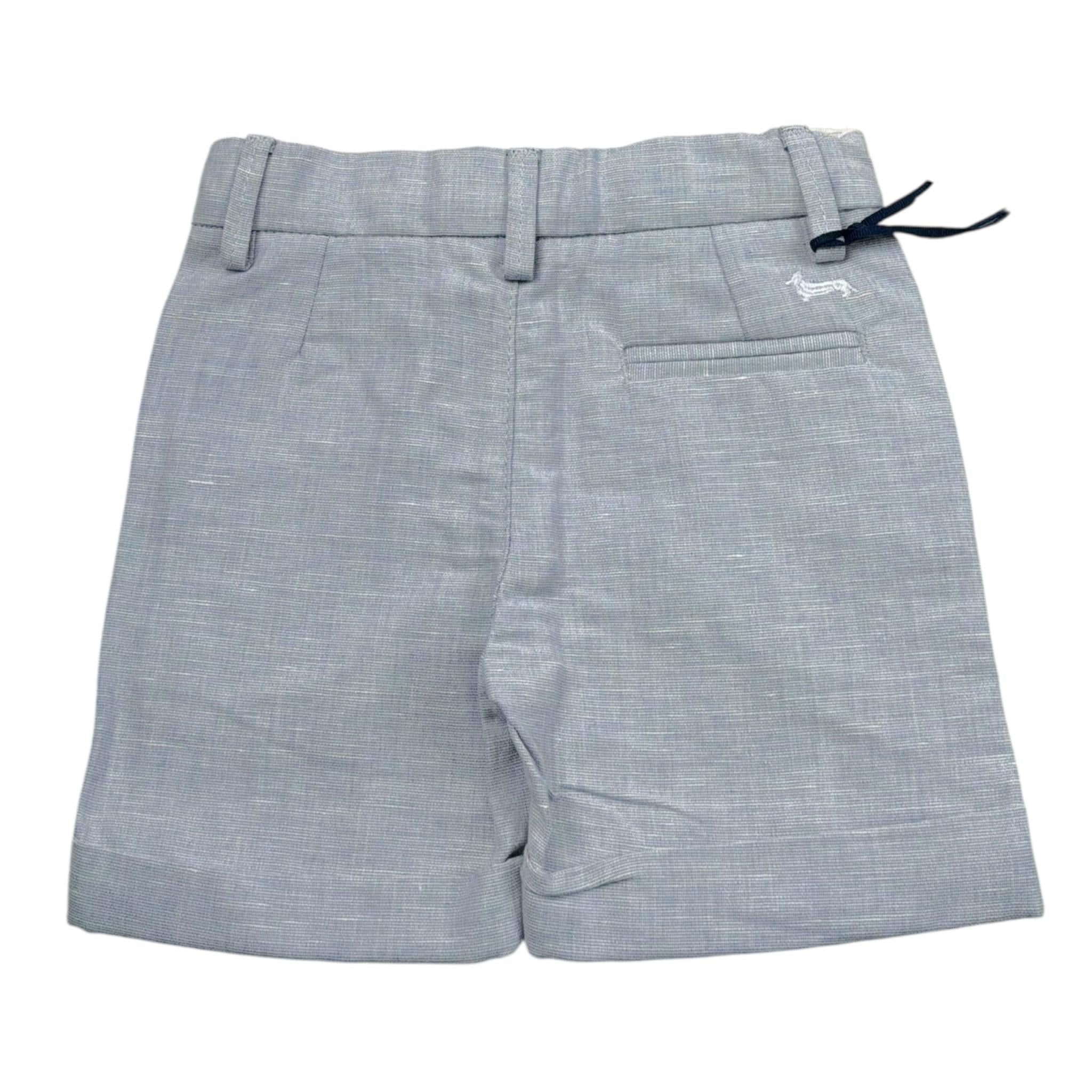 Harmont & Blaine Bermuda Tinta Unita con Girovita Regolabile per Neonato 232TJWB004 GRIGIO HARMONT & BLAINE 