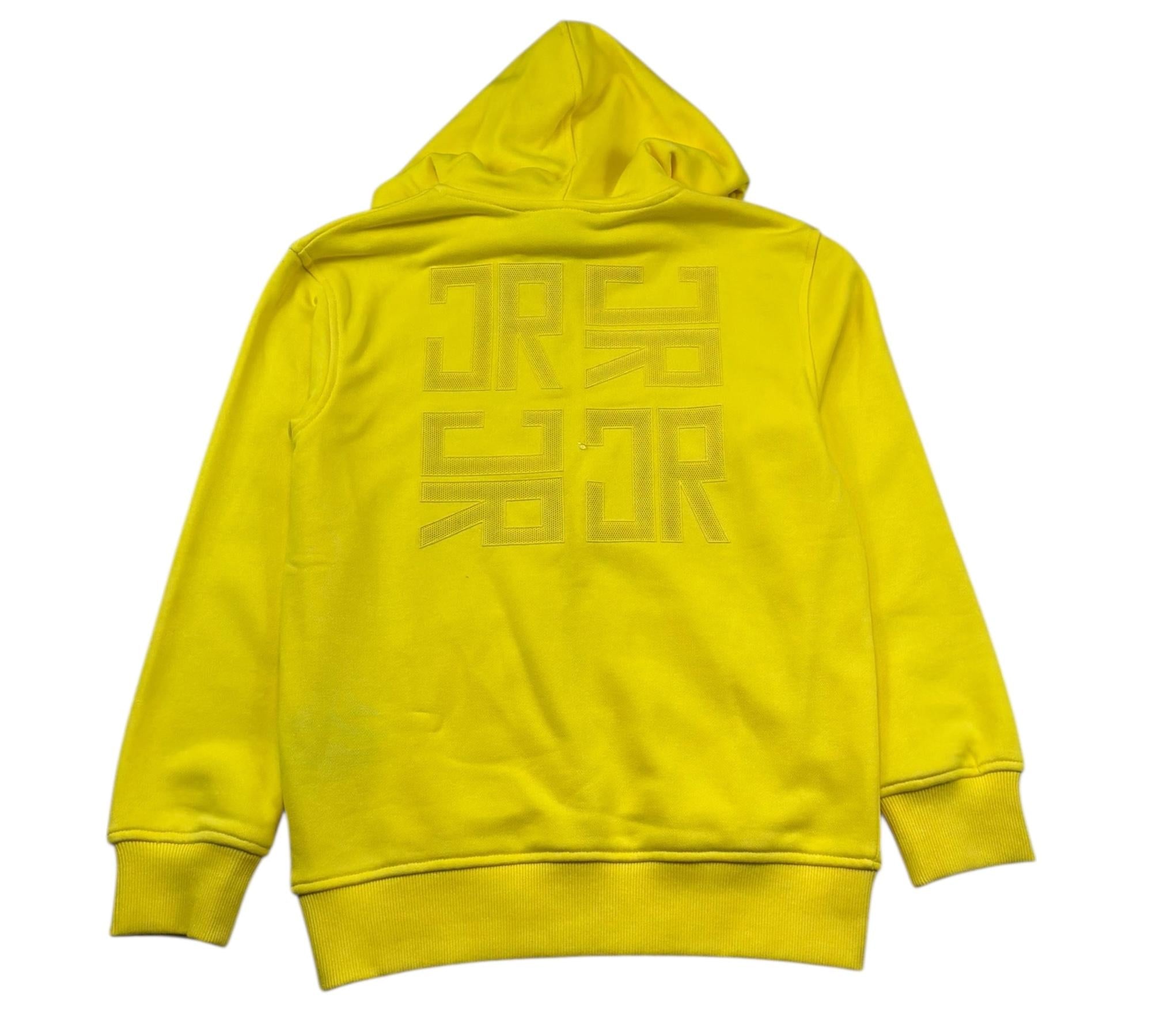 John Richmond Felpa con Zip E Cappuccio Tinta Unita per Bambino RBP26001FE GIALLO JOHN RICHMOND 