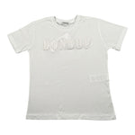 Dondup T-Shirt Girocollo Tinta Unita con Stampa per Bambina DMTS037X BIANCO DONDUP 