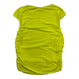 Lu Lu By Miss Grant Camicia Mezza Manica Tinta Unita Verde Per Bambina