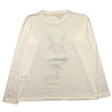 Vicolo Shirt Gircollo Tinta Unita Cn Stampa In Contrasto Panna Per Bambina