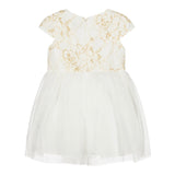 Guess Abito Mezza Manica Tinta Unita con Culotte per Neonata A3RK23KBL00 BIANCO GUESS 