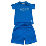 Trussardi Completo 2 Pezzi T-Shirt-Bermuda per Neonato TIP26008CJ BLU TRUSSARDI 