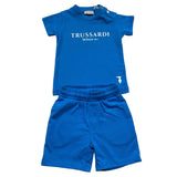 Trussardi Completo 2 Pezzi T-Shirt-Bermuda per Neonato TIP26008CJ BLU TRUSSARDI 